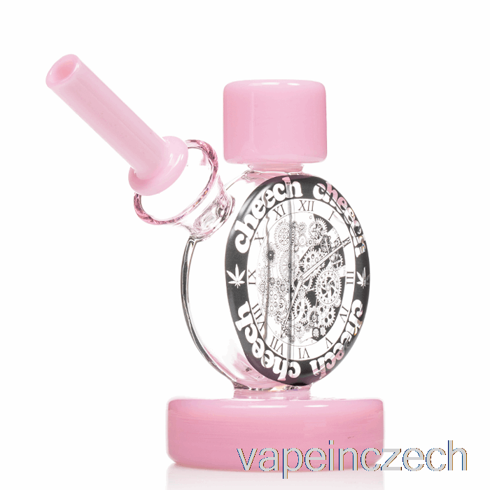 Cheech Clock Bubbler Pink Vape Bez Nikotinu